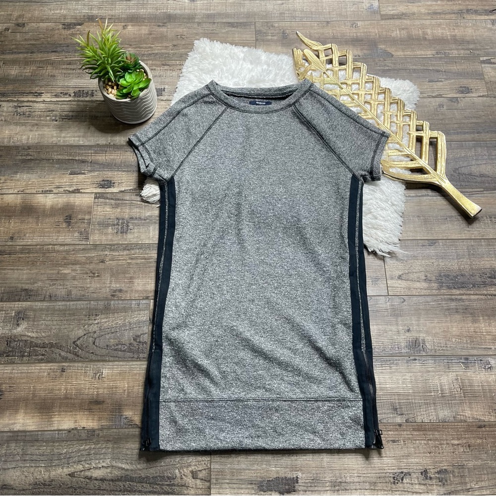 Madewell Heather Crew‎ Shift Zip Dress